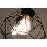 Lampa wisząca EX75-Loftis z geometrycznym, drucianym kloszem