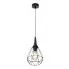 Loftowa czarna lampa wisząca EX75-Loftis
