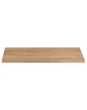 Prostokątny blat łazienkowy - Lunios 10X Dąb 80 cm w sklepie aosom.live