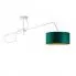 Lampa wisząca glamour z okrągłym kloszem - EX252-Rioxan- 5 kolorów do wyboru