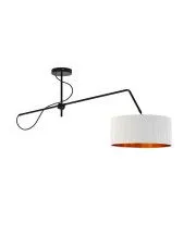Okrągła lampa wisząca z ruchomym ramieniem - EX253-Rioxan- 5 kolorów do wyboru w sklepie aosom.live