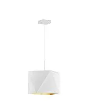 Geometryczna lampa wisząca z białym stelażem - EX305-Xafi - 5 kolorów w sklepie aosom.live
