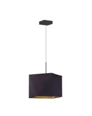 Lampa wisząca z abażurem na czarnym stelażu - EX306-Xafi - 5 kolorów w sklepie aosom.live