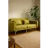 Rozkładana dwuosobowa zielona sofa   Kvetos 2D
