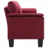 Ekskluzywna dwuosobowa czerwona sofa Ekilore 2Q