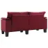 Ekskluzywna dwuosobowa czerwona sofa Ekilore 2Q