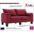 Ekskluzywna dwuosobowa czerwona sofa Ekilore 2Q