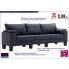 trzyosobowa sofa ekilore3q ciemnoszara