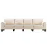 Ekskluzywna 4-osobowa kremowa sofa Ekilore 4Q