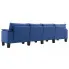 Ekskluzywna czteroosobowa niebieska sofa Ekilore 4Q