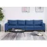 Ekskluzywna czteroosobowa niebieska sofa Ekilore 4Q