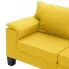 Ekskluzywna 5-osobowa żółta sofa Ekilore 5Q