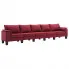 5 osobowa sofa ekilore5q czerwone wino