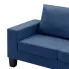 Ponadczasowa dwuosobowa sofa niebieska Lurra 2Q