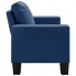 Ponadczasowa dwuosobowa sofa niebieska Lurra 2Q