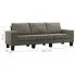 Ponadczasowa trzyosobowa sofa taupe Lurra 3Q