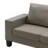 Ponadczasowa trzyosobowa sofa taupe Lurra 3Q