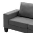 Ponadczasowa 5-osobowa sofa ciemnoszara Lurra 5Q