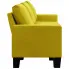 Ponadczasowa 5-osobowa sofa żółta Lurra 5Q