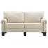 Luksusowa dwuosobowa sofa kremowa Alaia 2X