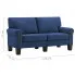 Luksusowa dwuosobowa sofa niebieska Alaia 2X