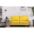 Dwuosobowa żółta sofa Alaia 2X 