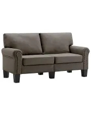 Luksusowa dwuosobowa sofa taupe - Dionas 2X w sklepie aosom.live