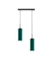 Regulowana lampa wisząca LED z czarnym stelażem - EX365-Adox - 18 kolorów w sklepie aosom.live
