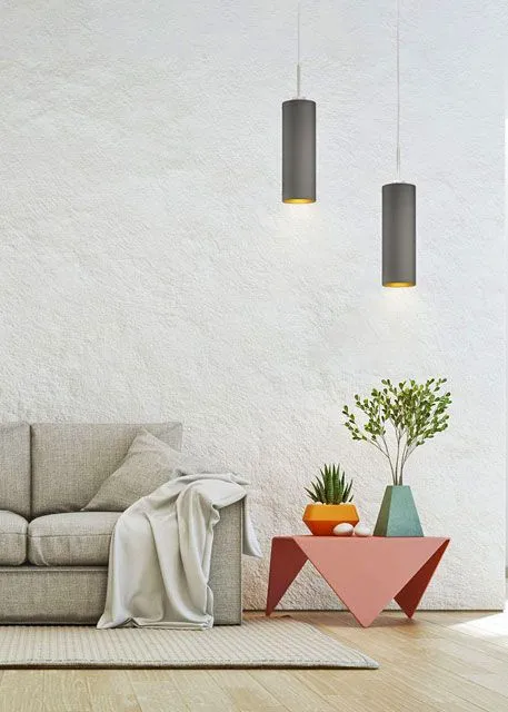 Regulowana lampa wisząca EX373-Mave nad stół z abażurami w formie walca