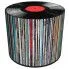 Okrągła pufa do salonu Adelos 7X Vinyl