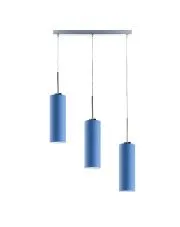 Lampa wisząca z abażurami na srebrnym stelażu - EX385-Składany - 18 kolorów w sklepie aosom.live