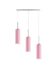 Lampa z podłużnymi kloszami na chromowanym stelażu - EX386-Składany - 18 kolorów w sklepie aosom.live