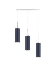Lampa wisząca potrójna na stalowym stelażu - EX387-Składany - 18 kolorów w sklepie aosom.live