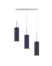 Lampa wisząca z regulacją na chromowanym stelażu - EX392-Riwas - 5 kolorów w sklepie aosom.live