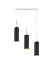 Lampa wisząca z podłużnymi kloszami na stalowym stelażu - EX393-Riwas - 5 kolorów w sklepie aosom.live
