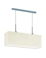 Regulowana lampa wisząca na srebrnym stelażu - EX402-Lurixa - 18 kolorów w sklepie aosom.live