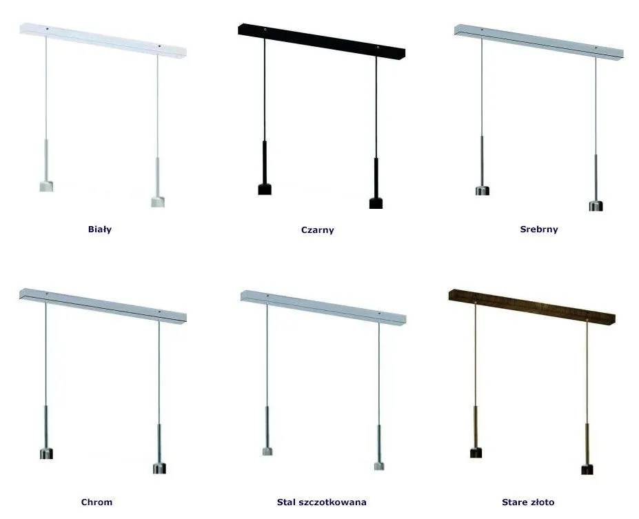 Lampa wisząca w stylu glamour EX408-Davo z prostokątnym kloszem