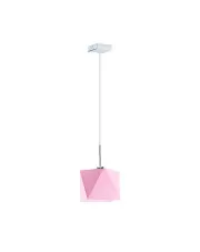 Geometryczna lampa wisząca na chromowanym stelażu - EX414-Huggun - 18 kolorów w sklepie aosom.live