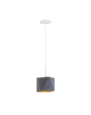 Lampa wisząca glamour na białym stelażu - EX417-Alo - 5 kolorów w sklepie aosom.live