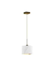 Lampa wisząca regulowana na złotym stelażu - EX421-Alo - 5 kolorów w sklepie aosom.live