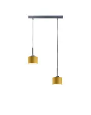 Lampa wisząca z okrągłymi kloszami na srebrnym stelażu - EX424-Nixa - 18 kolorów w sklepie aosom.live