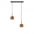 Lampa wisząca skandynawska na czarnym stelażu - EX436-Toffer - 4 kolory