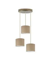 Lampa wisząca z regulacją wysokości na złotym stelażu - EX446-Soreli - 18 kolorów w sklepie aosom.live