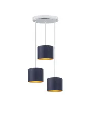Lampa wisząca nad stół na chromowanym stelażu - EX450-Ralos - 5 kolorów w sklepie aosom.live