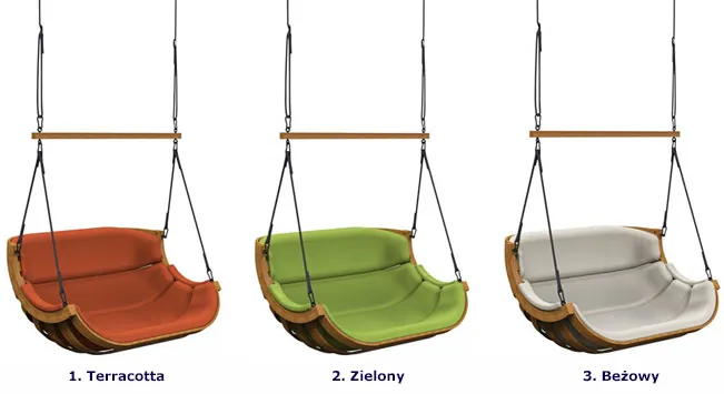 Huśtawka ogrodowa Oreso 8X - 3 kolory do wyboru