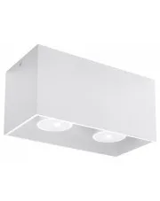 Biały prostokątny plafon LED - EX509-Lenobri w sklepie aosom.live