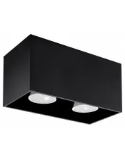 Czarny minimalistyczny plafon LED - EX509-Lenobri w sklepie aosom.live