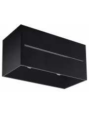 Czarny prostokątny plafon LED - EX510-Prima w sklepie aosom.live