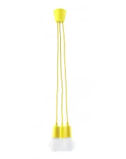 Żółta industrialna lampa wisząca zwisy - EX542-Elris w sklepie aosom.live