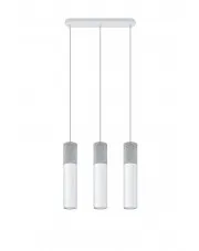 Biała industrialna lampa wisząca nad stół - EX570-Dexero w sklepie aosom.live